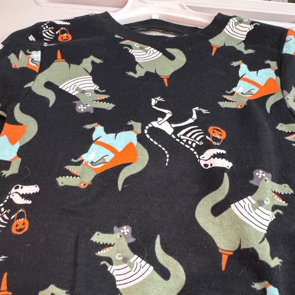 Carters Halloween dinosaur 4 pc pj set - Picture 6 of 12